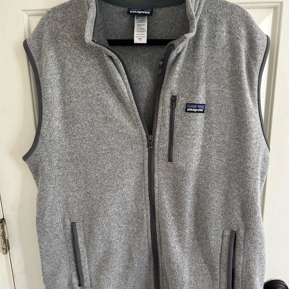 Patagonia Men’s Better Sweater Vest - XL - Heather Gray